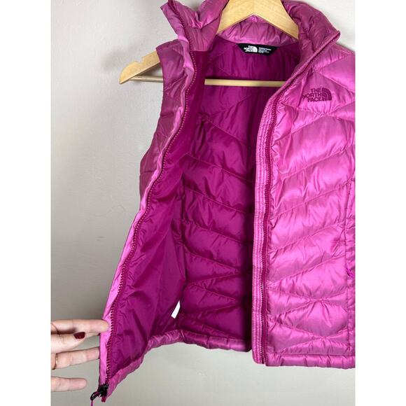 The North Face Pink Goose Down 700 Fill Puffer Vest XS Ski Hike Gorpcore Outdoor - Picture 7 of 10